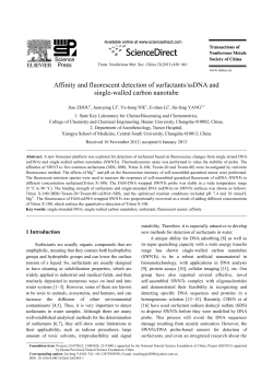 Affinity and fluorescent detection of surfactants