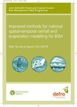 Improved methods for national spatial