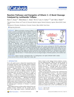 Reaction Pathways and Energetics of Etheric CO Bond Cleavage