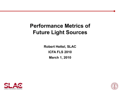 Energy Bandwidth vs. Pulse Length X-ray Source