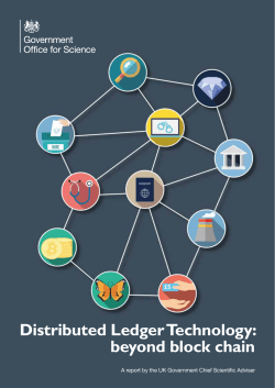 Distributed Ledger Technology: beyond block chain