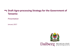 AAPC Presentation_Tanzania Agro-Processing Strategy[2] (Read