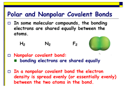 bonding electrons are shared equally In a nonpolar