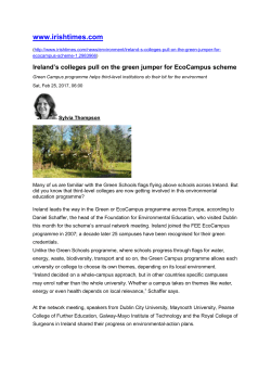 25.02.17 - irishtimes.com - Ireland`s colleges pull on the green