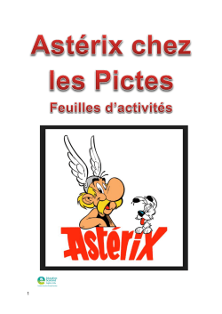 Ast&eacute;rix activities pack
