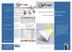 Quality improvement begins with Monitor your processes process