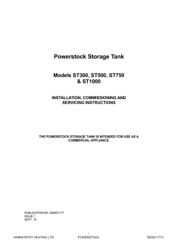 500001177-I Powerstock Storage Tank Installers Guide.pub