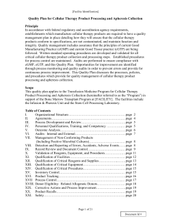 Quality Management Plan 4