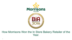 How Morrisons Won BIA In-store Bakery
