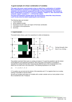 A good example of linear combinations - Ing-Stat