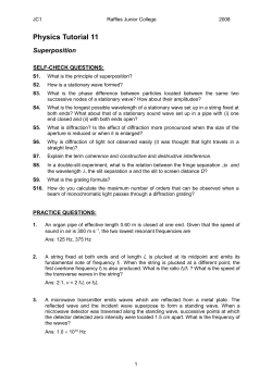 Physics Tutorial 11