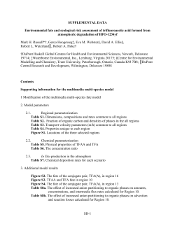 Environmental fate and ecological risk assessment of
