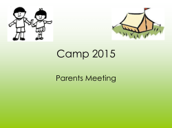 Camp 2012 - Herne Junior School Kent