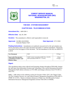 6640 - USDA Forest Service