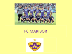 nk maribor - Fit for Europe