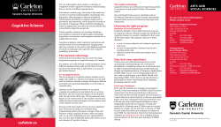 carleton.ca Cognitive Science