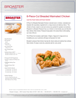 8-Piece-Cut Breaded Marinated Chicken