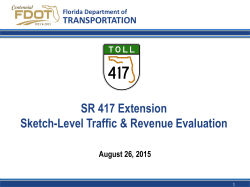 SR 417 Ext Sketch Evaluation