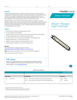 XPoint™ Wireless Light Controller