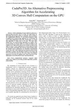 CudaPre3D: An Alternative Preprocessing Algorithm for