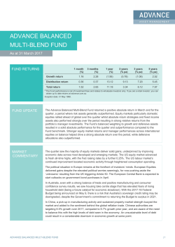 advance balanced multi-blend fund