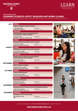 learning sciences affect research network (learn)