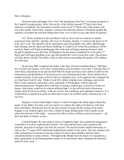 Illuminating the night