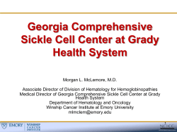 Sickle Cell - Emory Employee Council