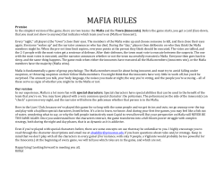 Mafia Rules