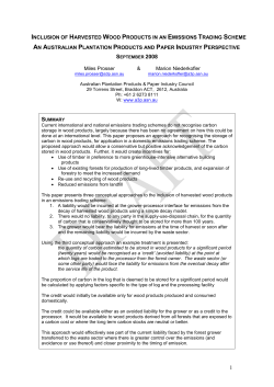 Harvested Wood Products - International Family Forestry Alliance