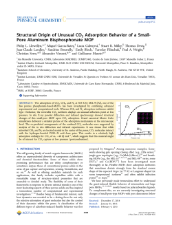 Structural Origin of Unusual CO2 Adsorption Behavior of a Small
