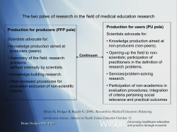 Production for producers (PFP pole)