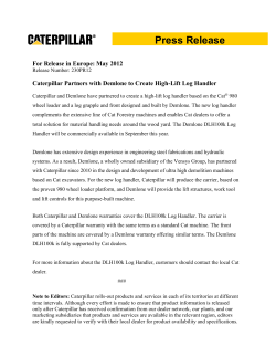 Caterpillar Partners with Demlone to Create High