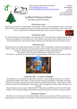 Newsletter December 2015