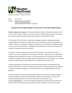 Date: July 7, 2014 Contact: Meredith Brown 281-440