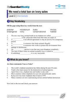 Fill the gaps using these key words from the text: poacher