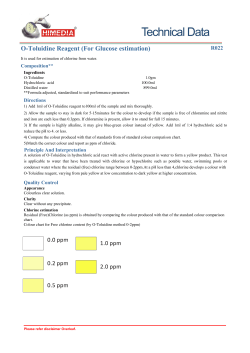 O-Toluidine Reagent (For Glucose estimation)