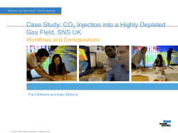 CO2 Injection into a Highly Depleted Gas Field, SNS UK