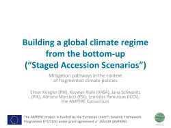 staged accession to a global climate regime