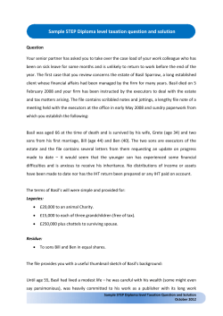 Sample STEP Diploma level taxation question and solution