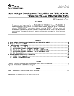 How to Begin Development Today With the