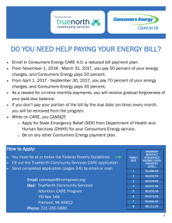 Consumers Energy Care Program - Mott Children`s Health Center