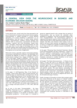 a general view over the neuroscience in business and economic