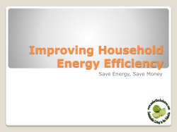 improving household energy efficiency