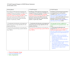 26 Nov 3rd Draft Proposal Mission Statement Side by Side