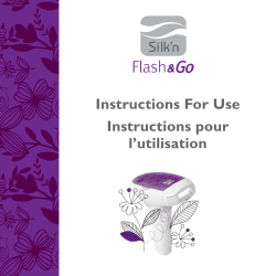 Instructions For Use Instructions pour l`utilisation