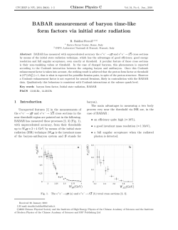 BABAR measurement of baryon time-like form factors via initial state