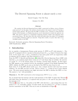 The Directed Spanning Forest is almost surely a