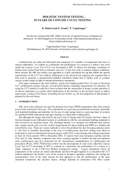 HOLISTIC SYSTEM TESTING &ndash; 10 YEARS OF CONCISE CYCLE