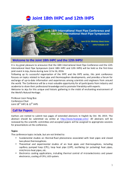 Joint 18th IHPC and 12th IHPS